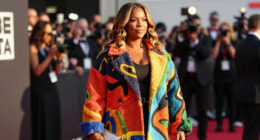 Queen Latifah Bundles Up in a Bold, Oversized Coat on the 2026 BET Awards Red Carpet