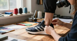Miss Claire Sullivan Brings High Fashion To The Adidas ADIZERO EVO SL Zip