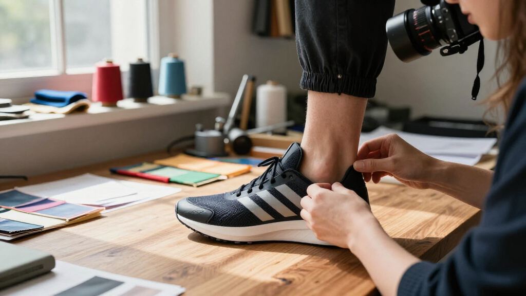 Miss Claire Sullivan Brings High Fashion To The Adidas ADIZERO EVO SL Zip