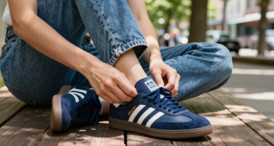 This Crisp Adidas Samba Dresses In Kith Denim