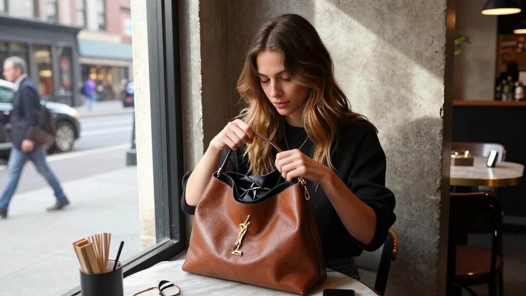 Zoë Kravitz’s Casual NYC Look Is All About This Slouchy Saint Laurent Bag