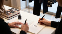 Ann Demeulemeester Hosts Book Signing For ‘Print’ In Milan