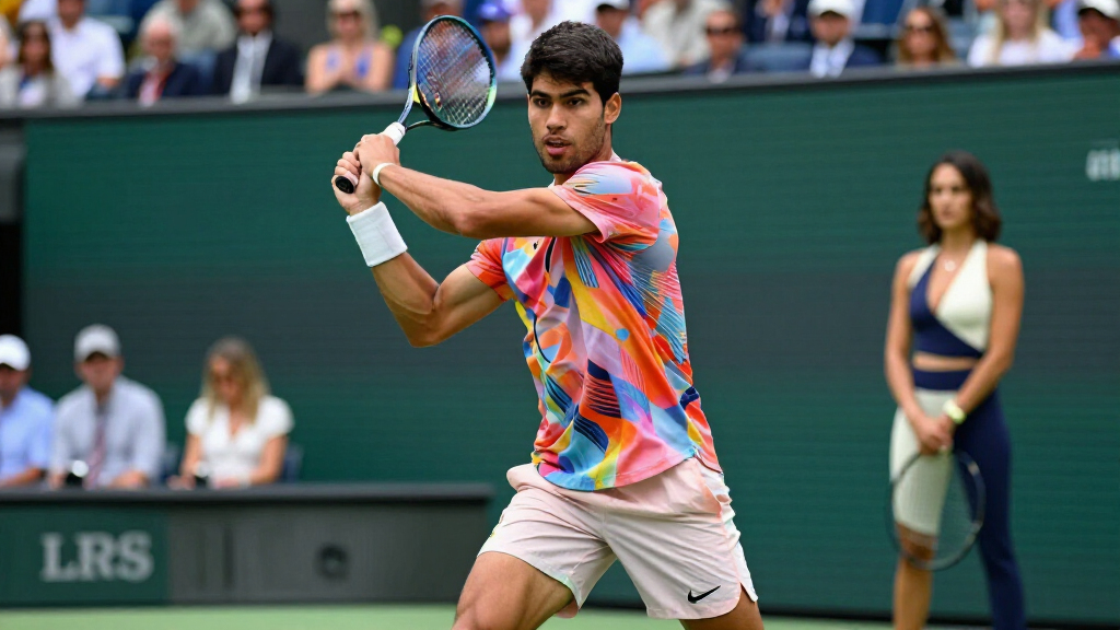 Carlos Alcaraz Debuts A Full Travis Scott X Nike Kit At The U.S. Open As The Rapper Cheers Him On