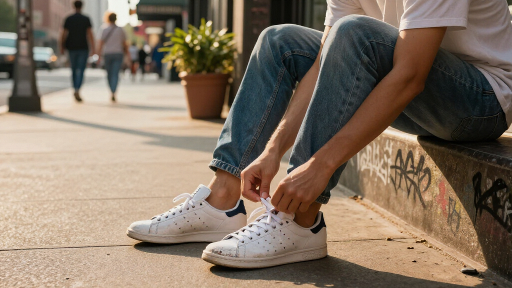 Even With Cracked Leather, Adidas’ Stan Smith Remains Timeless