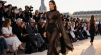Kendall Jenner Leads The Annual L’Oréal Paris Runway Show In A Sheer Black Maxi Dress
