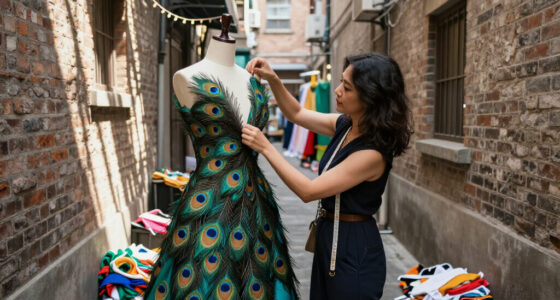 Only Kim Shui Would Hold A Peacock-Inspired Show In An Alleyway