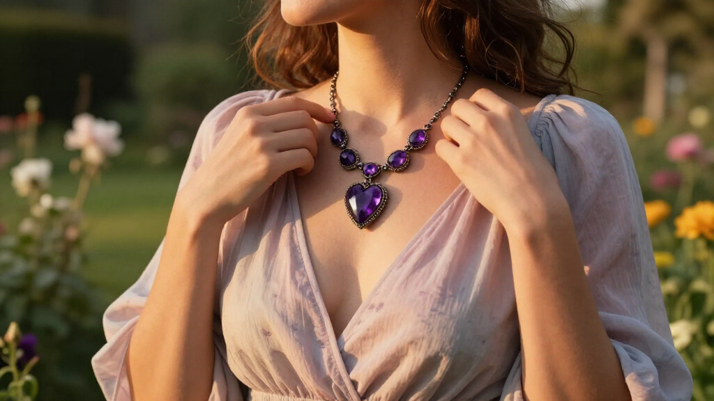 Princess Kate’s Chunky Amethyst Heart Necklace Is 103 Years Old
