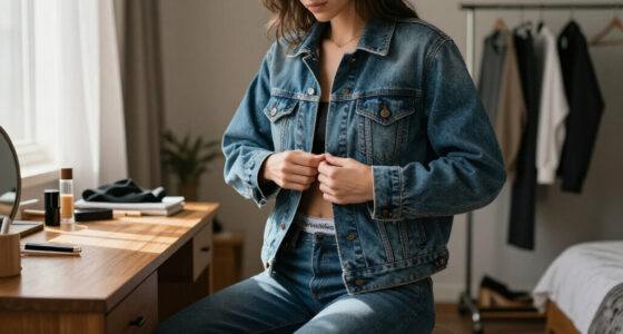 Tate McRae Made A Case For Double Denim At Calvin Klein