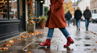 6 Ways To Wear Red Shoes With Jeans, Skirts And Trousers This Autumn