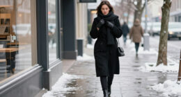 All-Black Winterwear Doesn't Have To Be Boring