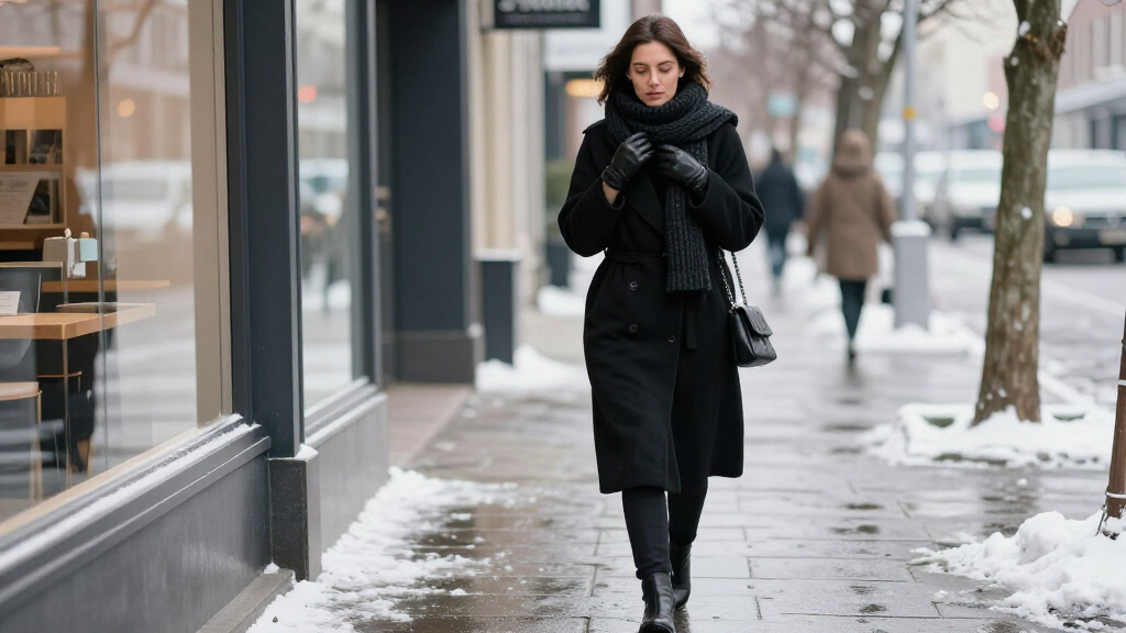 All-Black Winterwear Doesn't Have To Be Boring