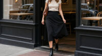 All The Fashion Girls Are Wearing This Tricky-Length Skirt