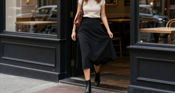 All The Fashion Girls Are Wearing This Tricky-Length Skirt