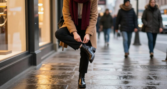 If You're Going To Wear Black Trousers This Winter, At Least Try Styling Them With This Anti-Black Flats Color