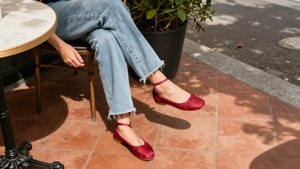Not Every Ballet-Flats Color Works With Light-Wash Jeans—This One Does