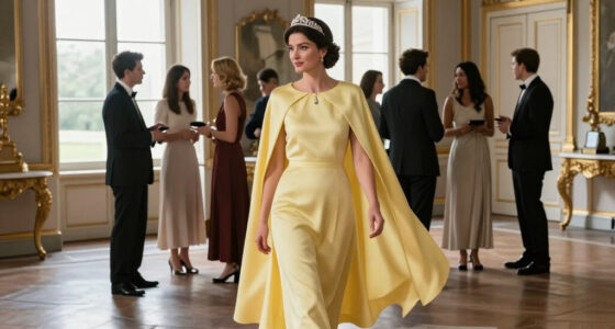 Princess Kate Pairs This Meaningful Tiara With A Lemon-Yellow Cape Dress From Elie Saab